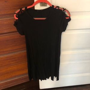Black t shirt dress